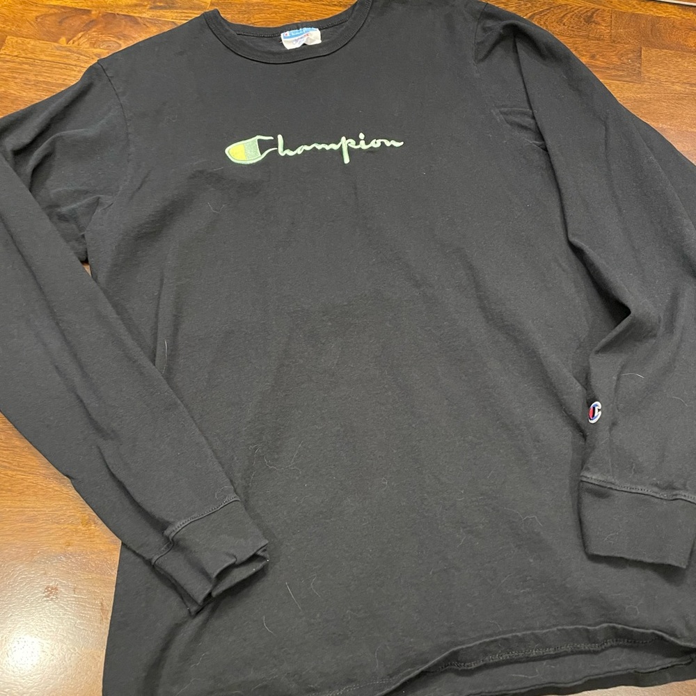 Men’s Champion Embroidered Long Sleeve